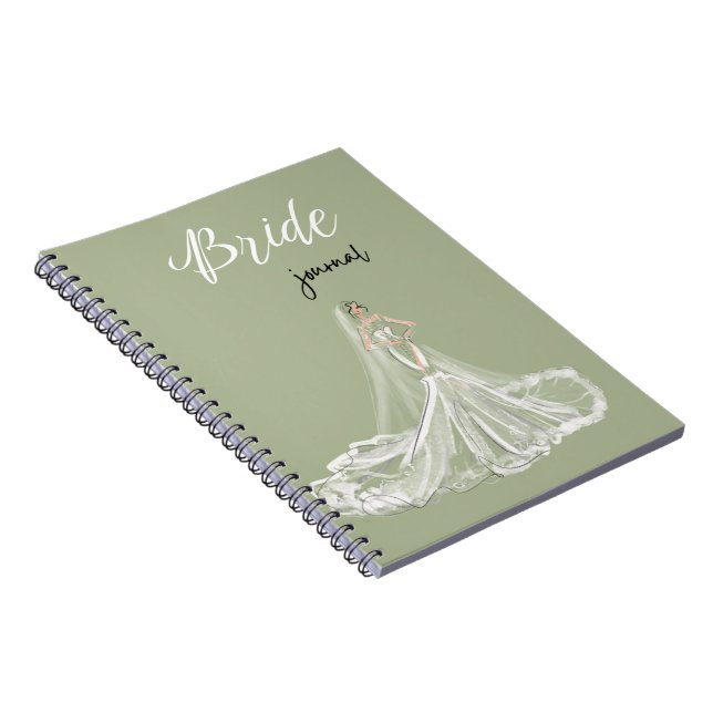 Wedding Bride Journal for Notes and Planning Anteckningsbok (Högra Sidan)