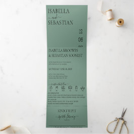 Wedding Cadet Blue Green All in one set