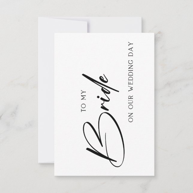 Wedding Card for Your Bride or Groom  Tack Kort (Framsida)
