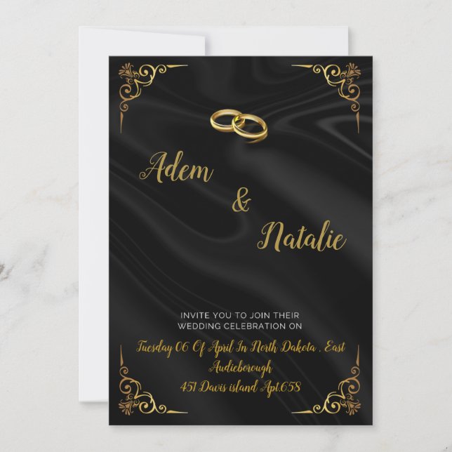 Wedding Card  Inbjudningar (Framsida)