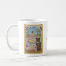 Wedding Cats The Purr-fect Pair Personalized Kaffemugg