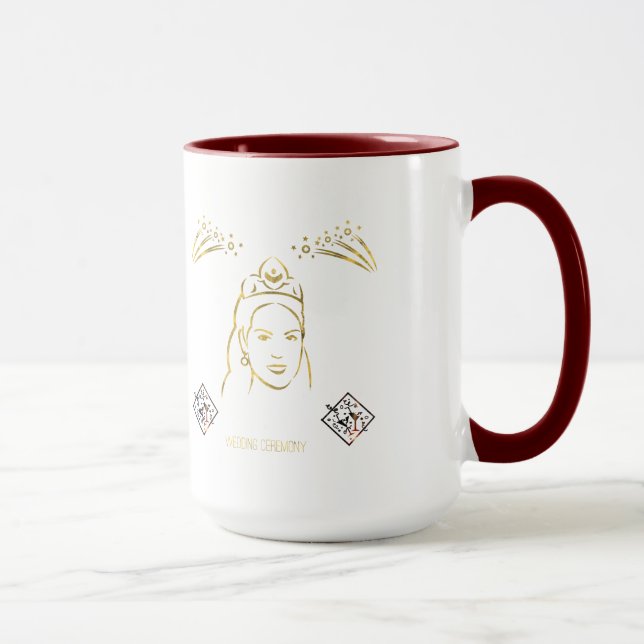 wedding ceremony style mugg (Höger)