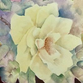 Wedding Cocktail Napkins | Lemon Rose Floral  Pappersservett