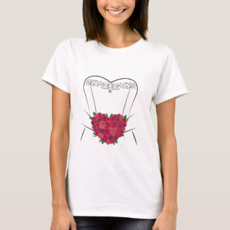 Wedding Dress T Shirt, Simple Marriage Bridal Show Shirt