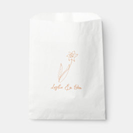 Wedding Favor Bags Daffodil