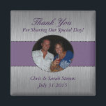 Wedding Favor Bild Magnet<br><div class="desc">Wedding Favor Bild Magnet - lägg till Bild och personlig text</div>