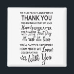 WEDDING FAVOR MAGNET<br><div class="desc">Varför inte ge era gäster ett minne för att uppskatta att de alltid kommer ihåg den speciella dag de delade med dig</div>
