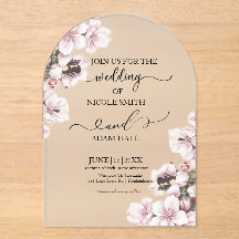 Wedding Floral Invitation