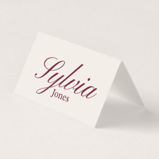 Wedding Foldable place card for dinner,engagement  Kort
