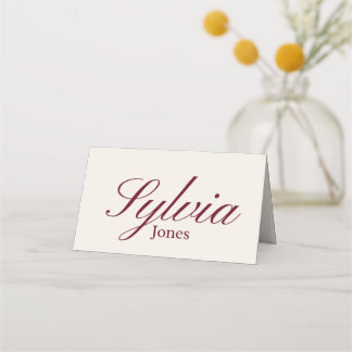Wedding Foldable place card for dinner,engagement  Placeringskort