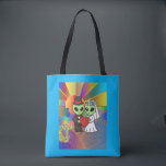Wedding Gift Alien Bride and Groom Psychedelic  Tygkasse<br><div class="desc">A Galactic Celebration of Love Take your style to another dimension with the Alien Bride Groom Wedding Tote. This medium 16" x 16" carry-all features a stunning, high-detail illustration of an extraterrestrial couple set against a Turquoise Blue Psychedelic Art Bag background. Made from 100% sturdy brushed polyester, it combines a...</div>