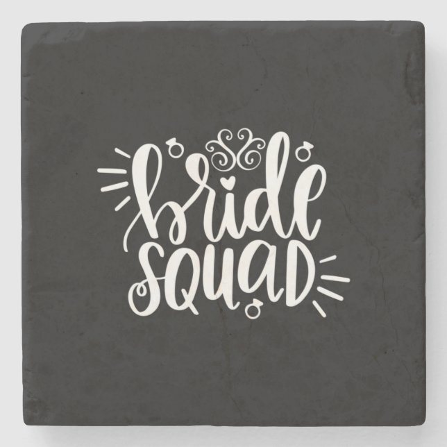 Wedding Gifts | Bride Squad Stenunderlägg (Framsidan)
