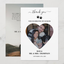 Wedding Heart Photo Couple Pet Dog My Humans