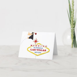Wedding in Las Vegas Card Inbjudan