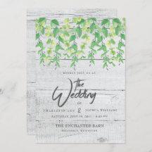 WEDDING-INBJUDANDE | Rustic Greenery Watercolor