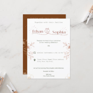 wedding invitation card design online inbjudningar