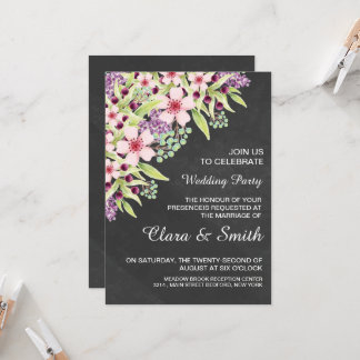 Wedding Invitation Card Template  Inbjudningar