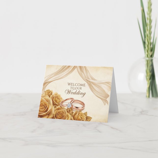 Wedding invitation inbjudan (Framsida)