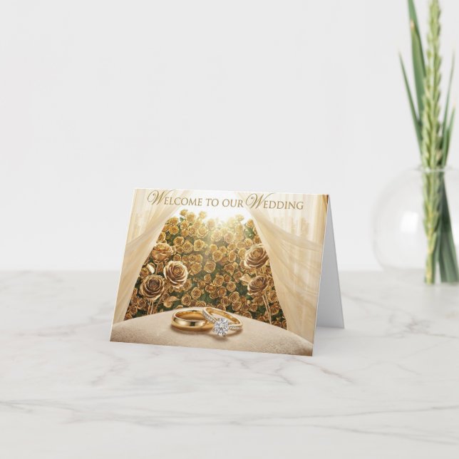 Wedding invitation inbjudan (Framsida)