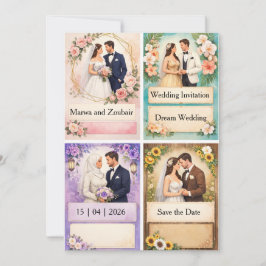 Wedding Invitation Inbjudningar