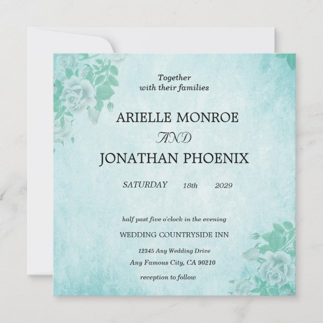wedding Invitation Inbjudningar (Framsida)