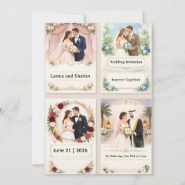 Wedding Invitation Inbjudningar