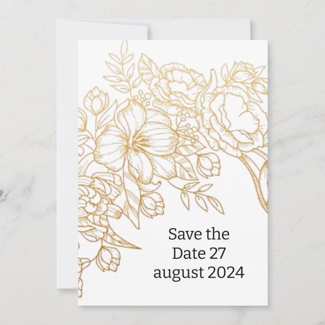 Wedding Invitation Inbjudningar (Framsida)