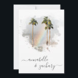 *~* WEDDING INVITATION   OSA - QR TROPICAL AR11 INBJUDNINGAR<br><div class="desc">Energetiskt utökade Vintage Sea Grass and Sunset som tittar på Ocean Vinkar Roll i Nautical Wedding bjudation Inbjudan OSA - allt i ett och samma Vintage Konstnärligt Kreativ: Olika EXOTIC TROPICAL MOUNTAINS HANDFLATAN TRÄD RAINBOW abstrakt DESTINATION WEDDING INVITATION OSA med QR-kod inklusive alternativa instruktioner för OSA - inbjudan till Anpassadets...</div>