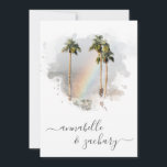 *~* WEDDING INVITATION   OSA - QR TROPICAL AR11 INBJUDNINGAR<br><div class="desc">Energetiskt utökade Vintage Sea Grass and Sunset som tittar på Ocean Vinkar Roll i Nautical Wedding bjudation Inbjudan OSA - allt i ett och samma Vintage Konstnärligt Kreativ: Olika EXOTIC TROPICAL MOUNTAINS HANDFLATAN TRÄD RAINBOW abstrakt DESTINATION WEDDING INVITATION OSA med QR-kod inklusive alternativa instruktioner för OSA - inbjudan till Anpassadets...</div>