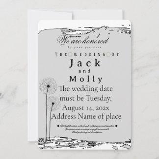 Wedding invitation Simplicity that speaks of luxry Inbjudningar