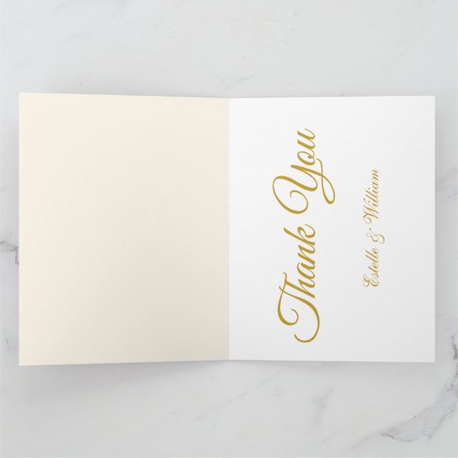  Wedding Invitation with Pastel Floral Design Tack Kort (Inuti)