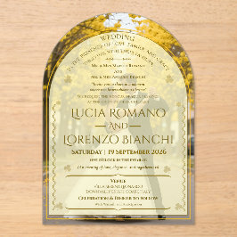 Wedding Invitations Minimalist Acrylic Invitation