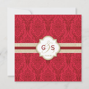 WEDDING INVITATIONS: skönhet SQ 1 Inbjudningar