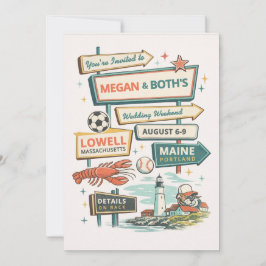 Wedding Invite Anteckningskort