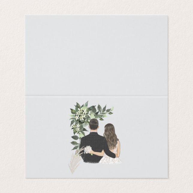 Wedding  kort (Utsida ovikt)