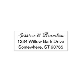 Wedding Label 016 Självfärgande Stämpel