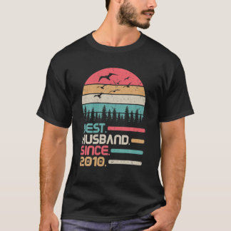 Wedding Married Anniversary 12 Years Best Husband T Shirt