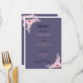 Wedding Menu Meny