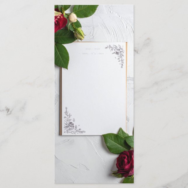 wedding menu meny (Framsida)