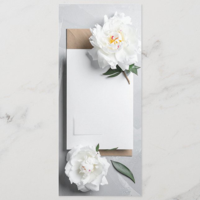 wedding menu meny (Baksida)