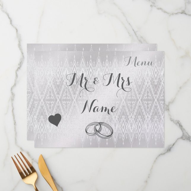 Wedding Meny (Fram/Back In Situ)