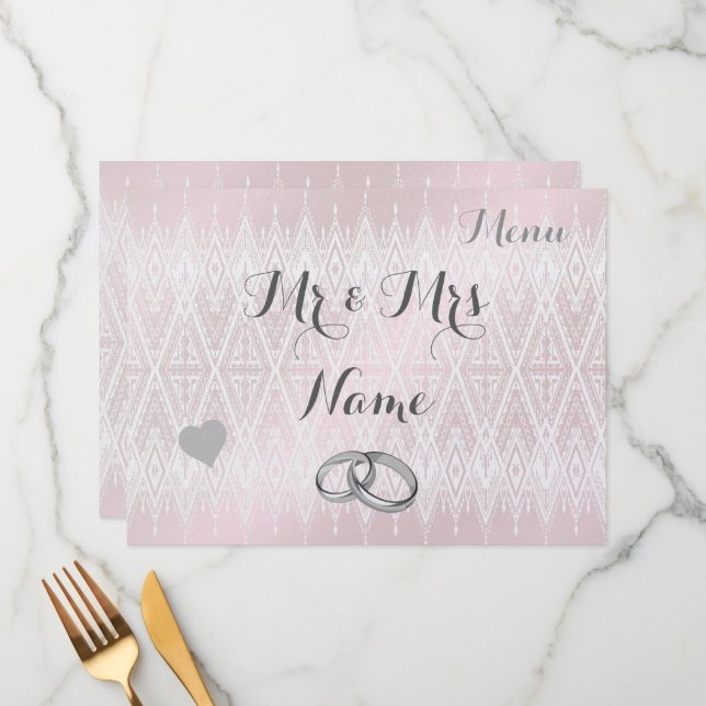 Wedding Meny (Fram/Back In Situ)