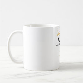 Wedding Party Role & Date Elegant Design Kaffemugg