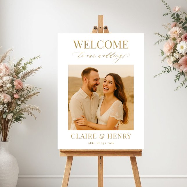 Wedding Photo Welcome Sign Poster (Skapare uppladdad)