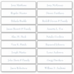 Wedding Place Card Guest Names Table Number  Stick Klistermärken<br><div class="desc">Easy to personalize,  names and table numbers / individual wedding place card table numbers and names.</div>