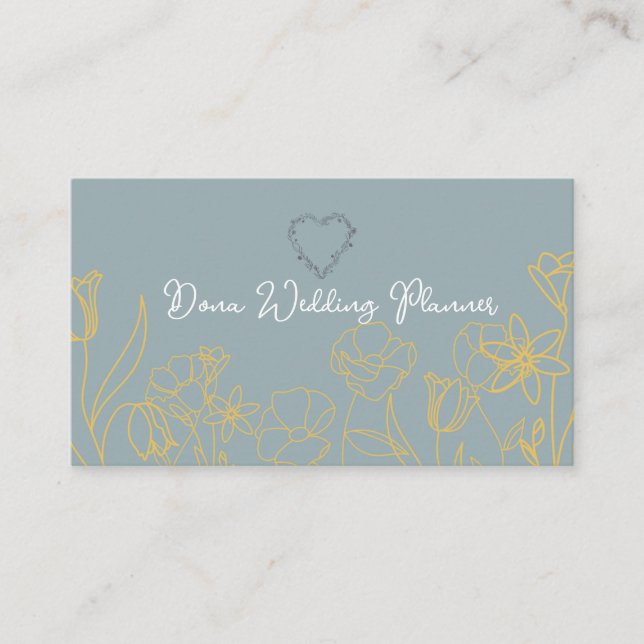 Wedding Planner Business Card  Visitkort (Framsida)