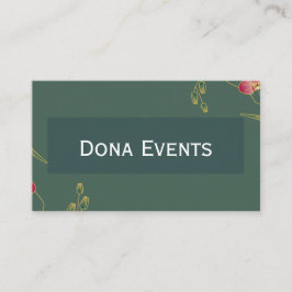 Wedding Planner Business Card Visitkort