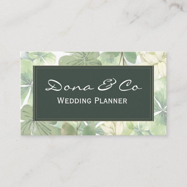 Wedding Planner Visitkort (Framsida)