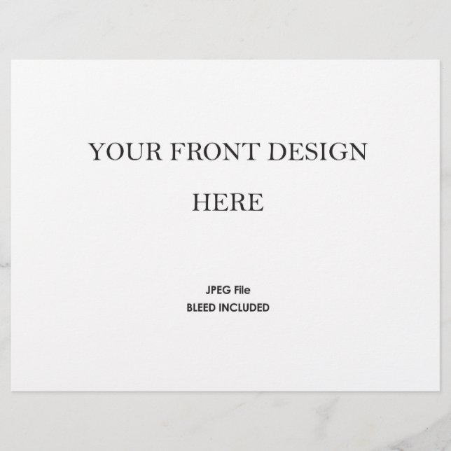 Wedding Program Booklet Printing 5.5x8.5" (Framsida)