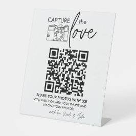 Wedding QR Code Sign | Minimalist Wedding Sign